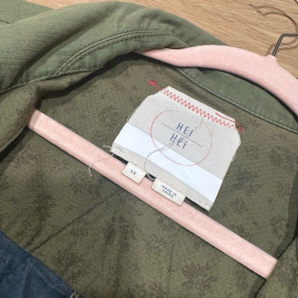Anthropologie Olive Utility Jacket - Picture 3 of 4